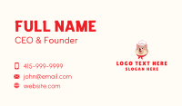 Chef Pet Dog Business Card Image Preview