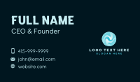 Fluid Ripple Tech Business Card Image Preview