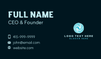 Fluid Ripple Tech Business Card Preview