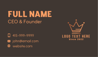Bronze Jewelry Crown Business Card Image Preview