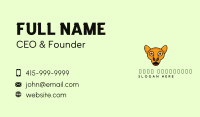 Surprised Lion Business Card Image Preview