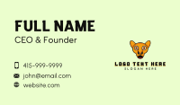 Surprised Lion Business Card Image Preview