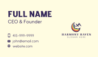 Rainbow Pony Unicorn Business Card Design