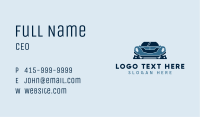 Blue Racing Car Business Card Image Preview