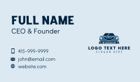 Blue Racing Car Business Card Image Preview