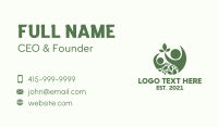 Green Vegetarian Wellness Business Card Image Preview