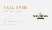 Star Sports Team Wordmark Business Card Image Preview