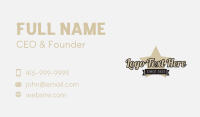 Star Sports Team Wordmark Business Card Image Preview