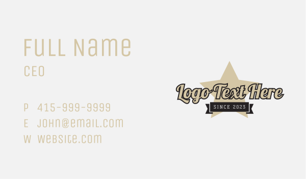 Star Sports Team Wordmark Business Card Design Image Preview