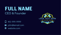 Roof Cleaning Pressure Wash Business Card Design