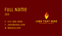 Phoenix Bird Flame  Business Card Image Preview