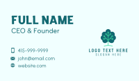 Tech Cloud Tree Circuit Business Card Preview