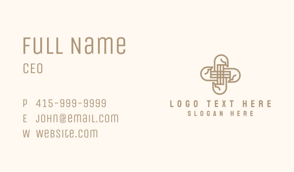 Cross Hand Foundation Business Card Design Image Preview