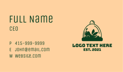 Chili Herbs Ingredients Business Card