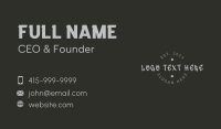 Diamond Graffiti Wordmark Business Card Design