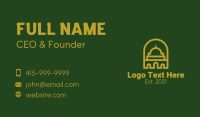 Islamic Mosque Structure Business Card Design