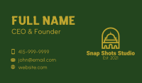 Islamic Mosque Structure Business Card Image Preview