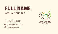 Eco Friendly Coffee  Business Card Image Preview