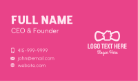 Pink Bowtie House Business Card Image Preview