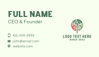 Multicolor Tree Park Business Card Design