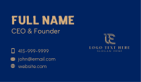 Luxury Premium Letter E Business Card Image Preview