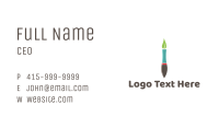 Eco Pen Brush Art Business Card Image Preview