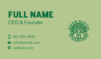 Nature Wellness Woman Business Card Image Preview