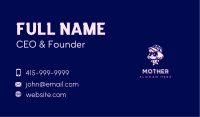 Popcorn Girl Movie Theater Business Card Image Preview