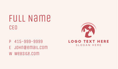 Medical Cat Dog Veterinary Business Card Image Preview