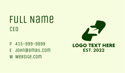 Green Leaf Gardening  Business Card Image Preview