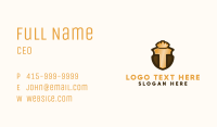 Generic Gold Letter T Business Card Image Preview