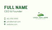 Golf Competition Flag Business Card Preview