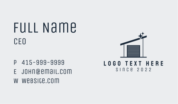Warehouse Depot Facility Business Card Design Image Preview
