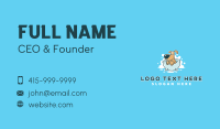 Dog Pet Bath Business Card Design