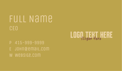  Business Startup Firm Wordmark  Business Card Image Preview