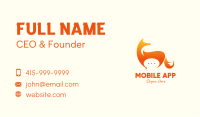 Wild Fox Messaging Business Card Image Preview