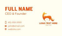 Wild Fox Messaging Business Card Image Preview