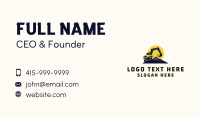 Construction Builder Excavation Business Card Image Preview