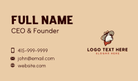 Dog Sheriff Mascot  Business Card Design