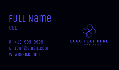 Tech Multimedia Marketing Business Card Image Preview