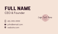 Feminine Handwritten Beauty Business Card Image Preview