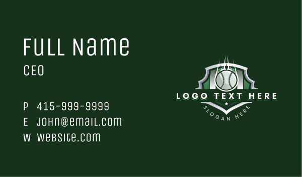 Baseball Club Team Sports Business Card Design Image Preview