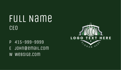Baseball Club Team Sports Business Card Image Preview