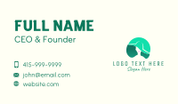 Green Woman Hat Business Card Image Preview