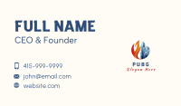 Ice Stone Fire Business Card Image Preview