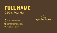 Sun Ray Wordmark Business Card Image Preview