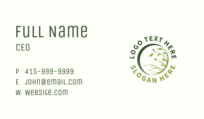 Eco Agriculture Farming Business Card Image Preview