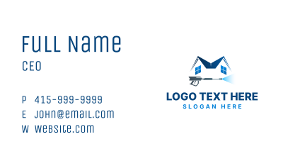 House Water Wash Business Card Image Preview