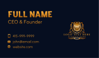 Premium Lion Shield Business Card Image Preview