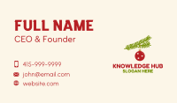 Christmas Ball Ornament Business Card Image Preview